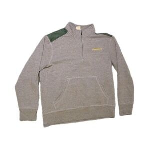 Oregon‎ Ducks Performance Jacket 1/4 Zip NCAA Grey Green Football Sweatshirt